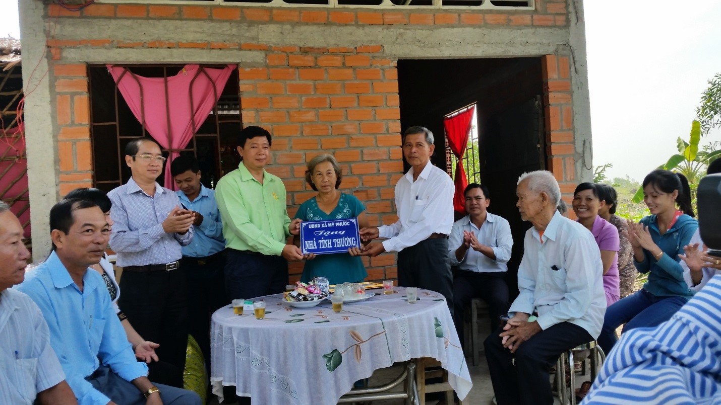 VFC trao tặng nhà tình thương cho hộ gia đình khó khăn tại tỉnh Tiền Giang