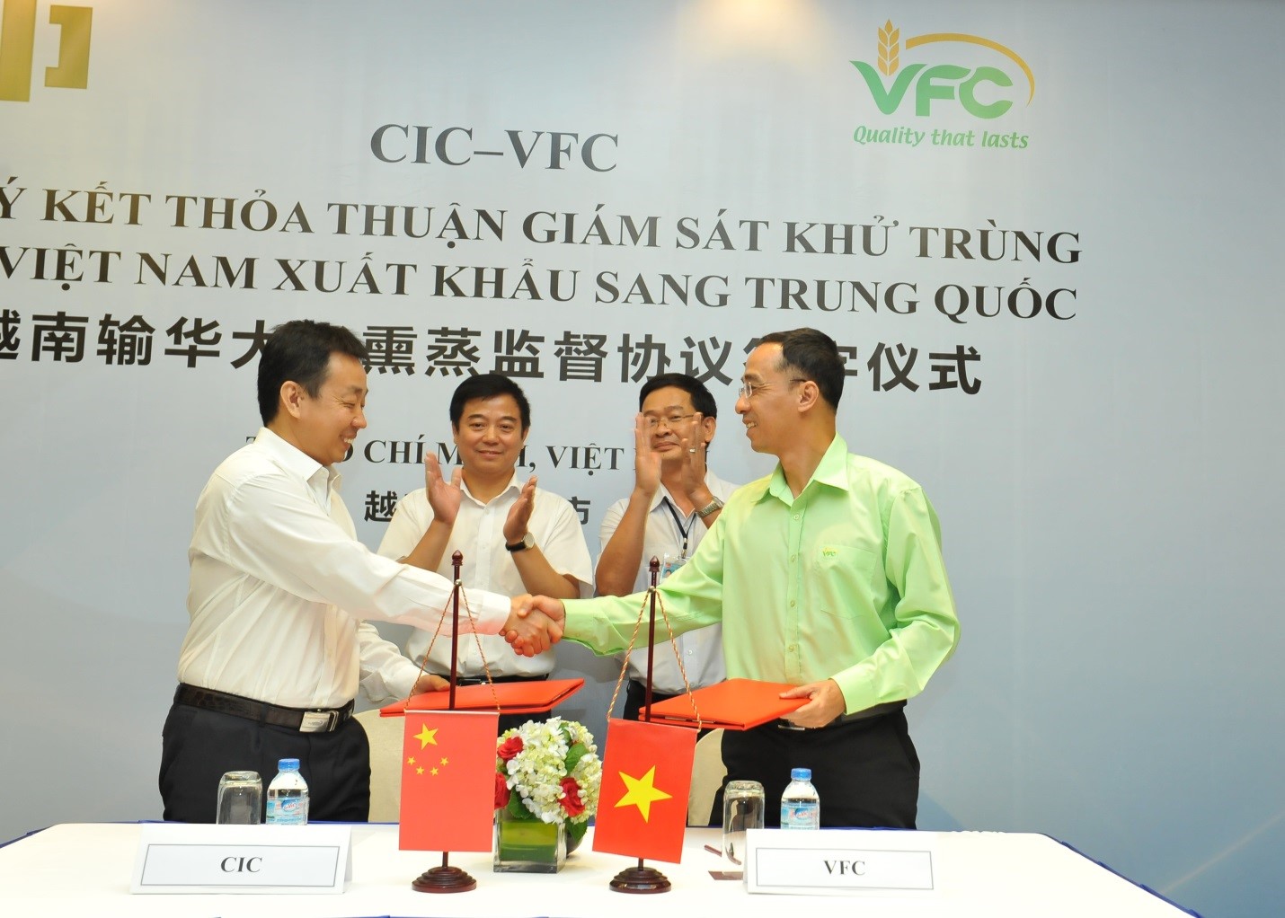 VFC và CIC ký thỏa thuận giám sát khử trùng gạo Việt Nam xuất khẩu sang Trung Quốc