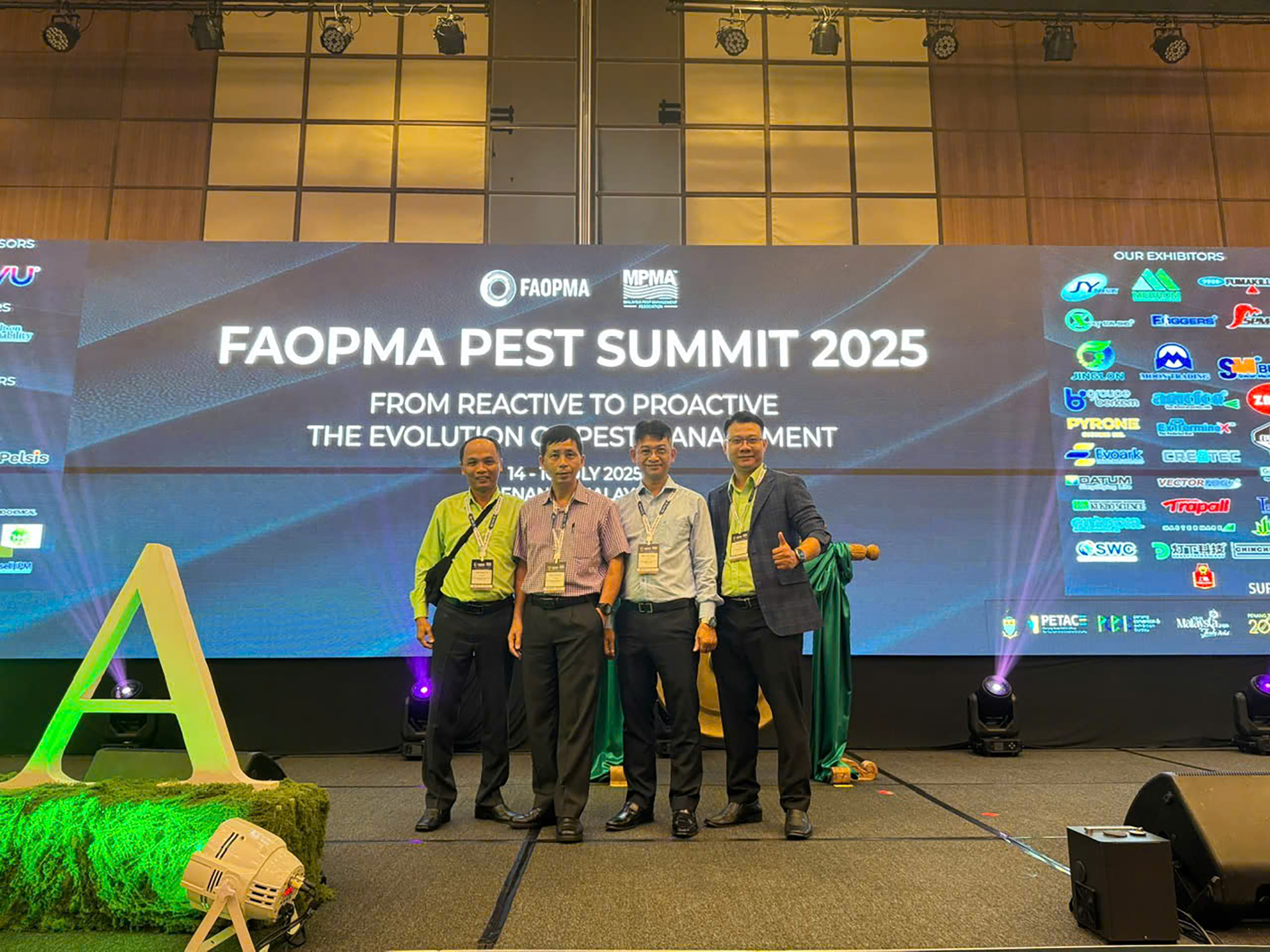 VFC-PESTMAN CẬP NHẬT XU HƯỚNG PEST CONTROL QUỐC TẾ TẠI FAOPMA PEST SUMMIT 2025
